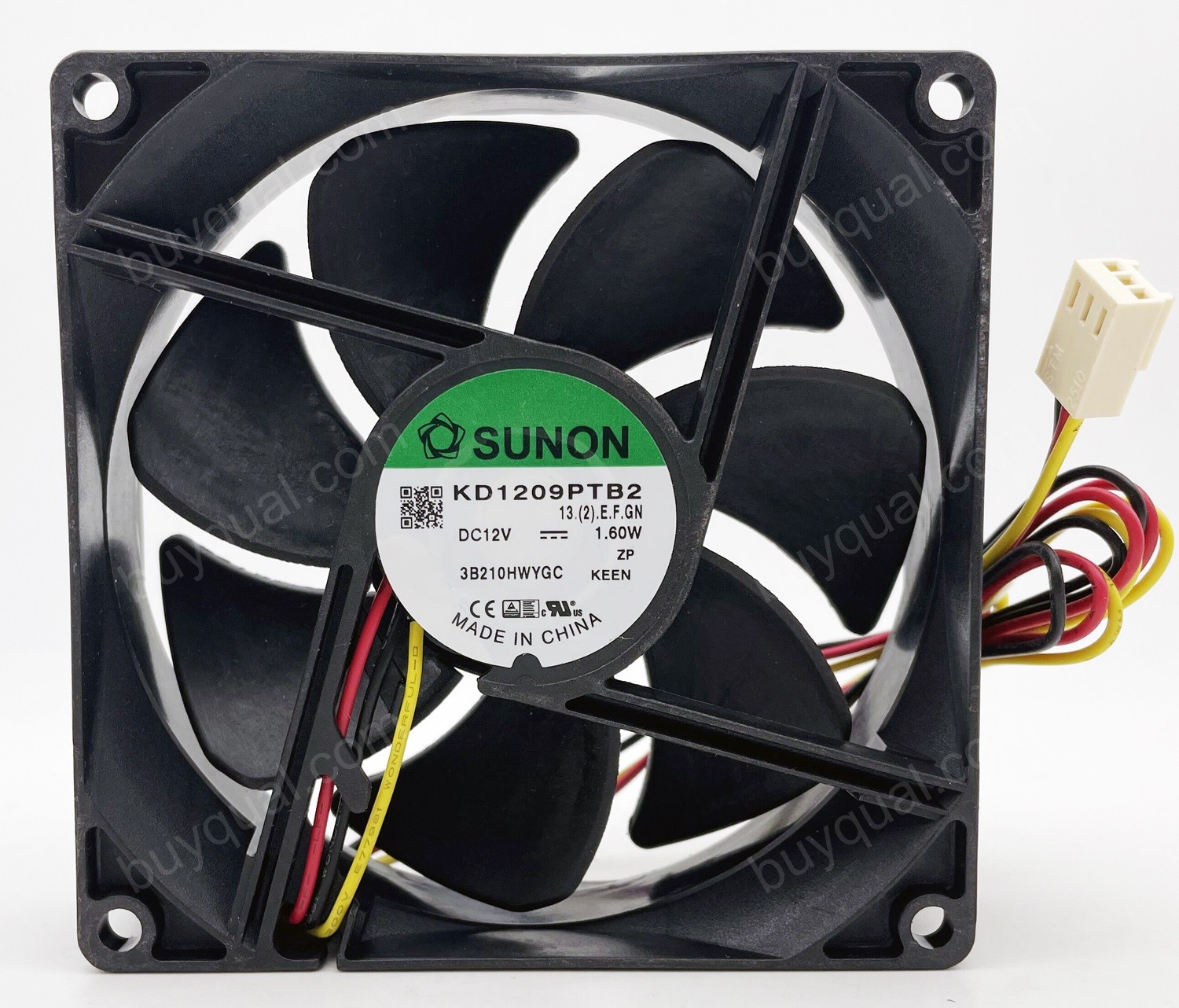 SUNON KD1209PTB2 12V 1.6W 3wires cooling fan
