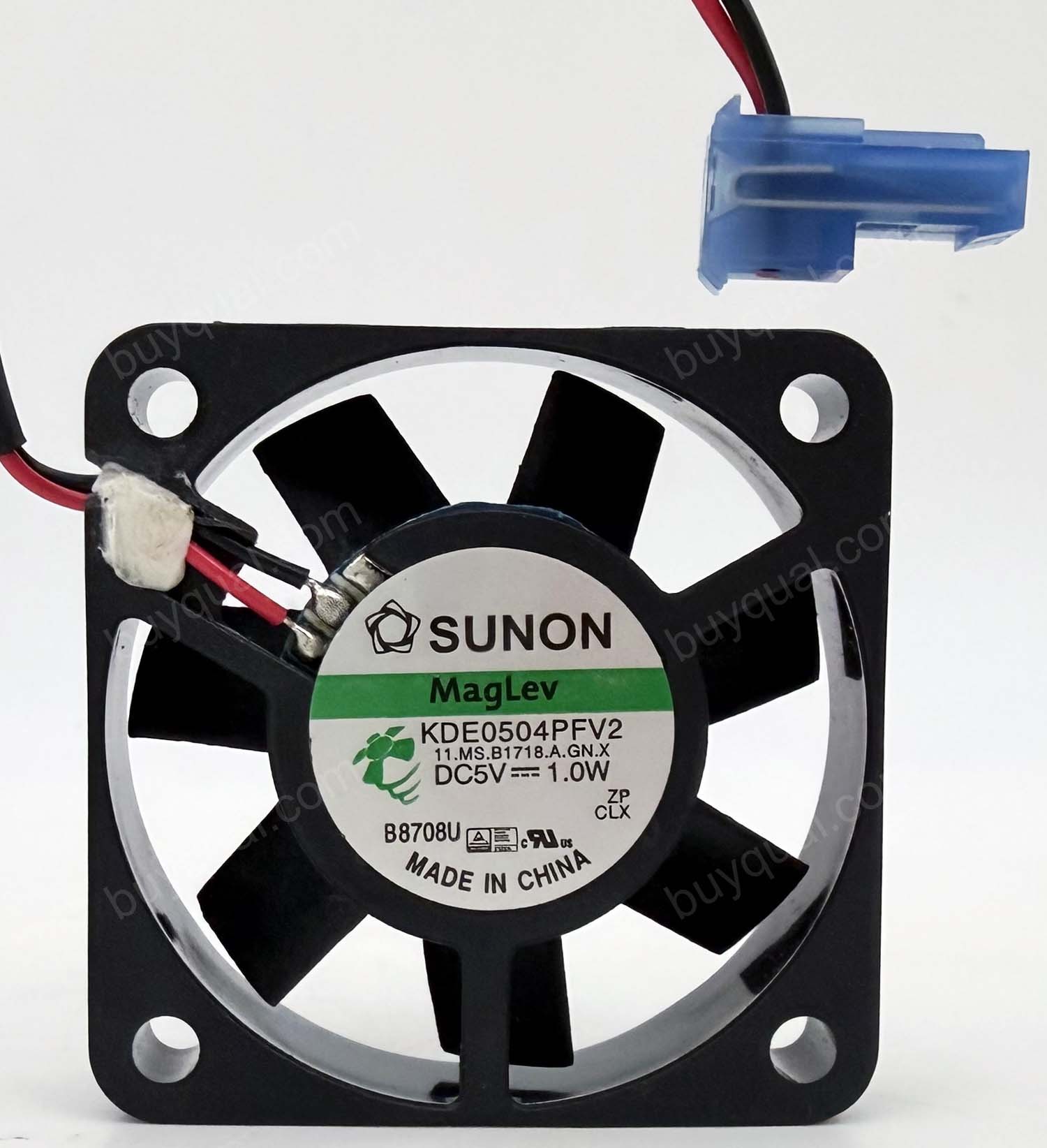 SUNON KDE0504PFV2 5V 1.0W 2wires Cooling Fan