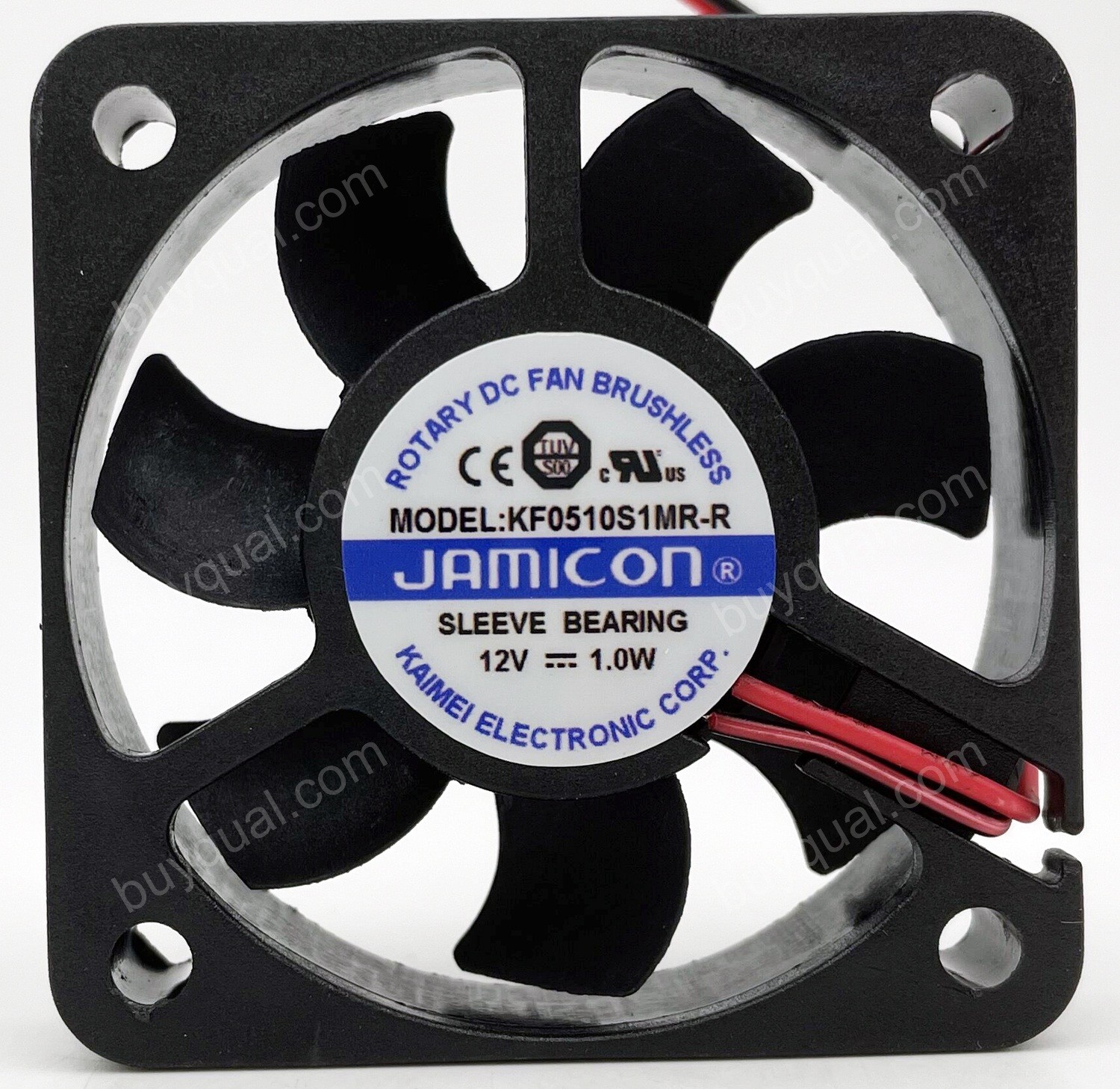 JAMICON KF0510S1MR-R 12V 1.0W 2wires Cooling Fan