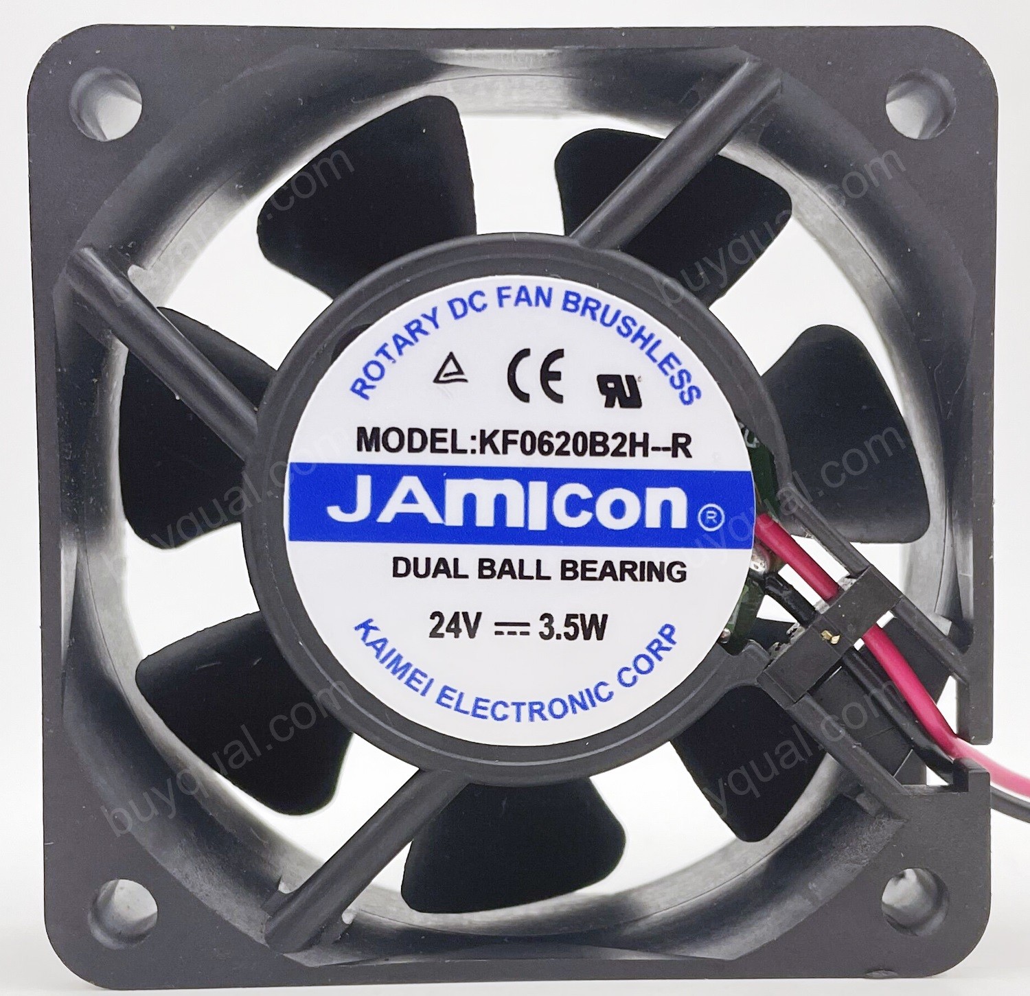 JAMICON KF0620B2H-R 24V 3.5W 2wires Cooling Fan
