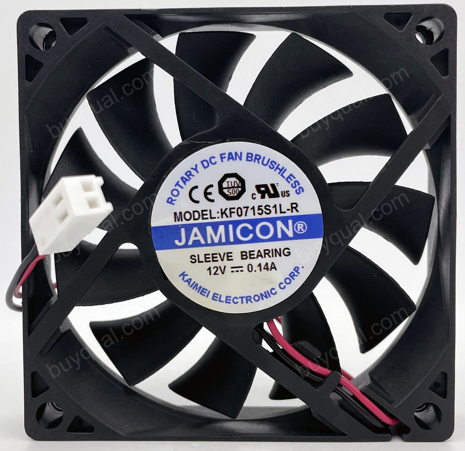 JAMICON KF0715S1L-R 12V 0.14A 2wires Cooling Fan