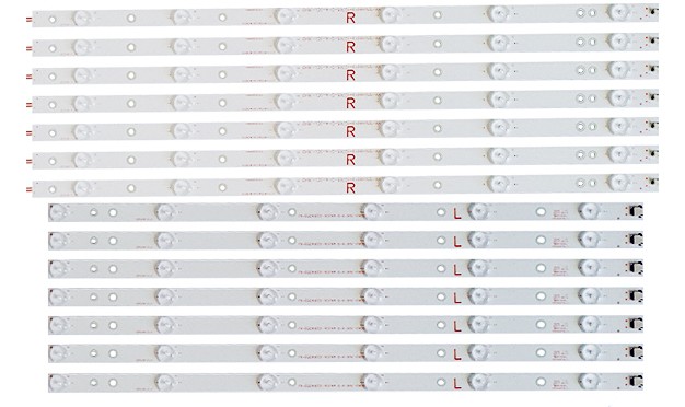 Sony LB55049 V0_01 / LB55049 V1_01 (LB55049 V0-01 / LB55049 V1-01 ) LED Backlight Strips (14 Strips)