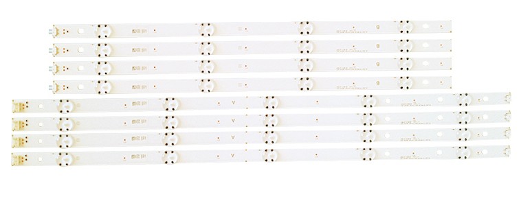LG LGE_WIC0P_49INCH_UHD_REV06_A/B_150710 LED Backlight Strips - 8 Strips