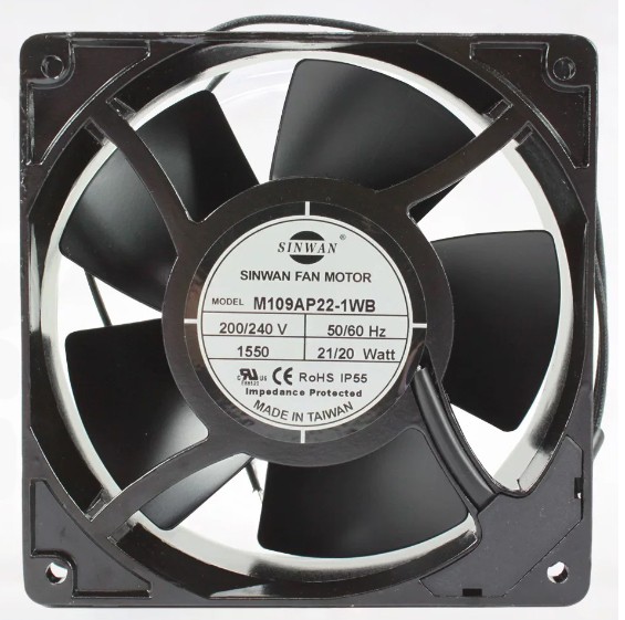SINWAN M109AP-22-1WB 200/240V 21/20W 2wires Cooling Fan