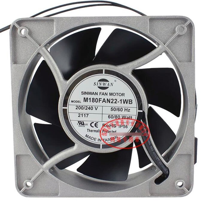 SINWAN M180FAN-22-1 200/240V 60/80W 2wires Cooling Fan