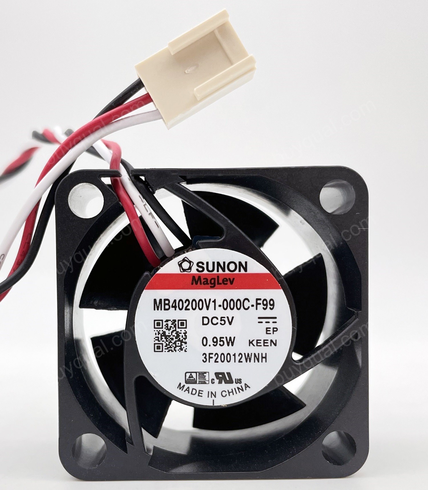 SUNON MB40200V1-000C-F99 5V 0.95W 3wires Cooling Fan 
