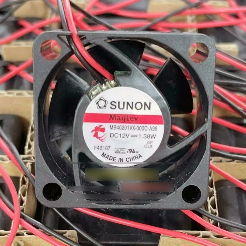 SUNON MB40201VX-000C-A99 12V 1.38W 2 wires Cooling Fan - Original New