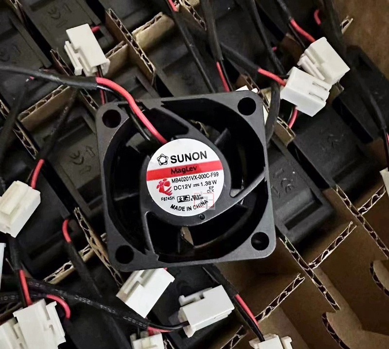 SUNON MB40201VX-000C-F99 12V 1.38W 3 wires Cooling Fan