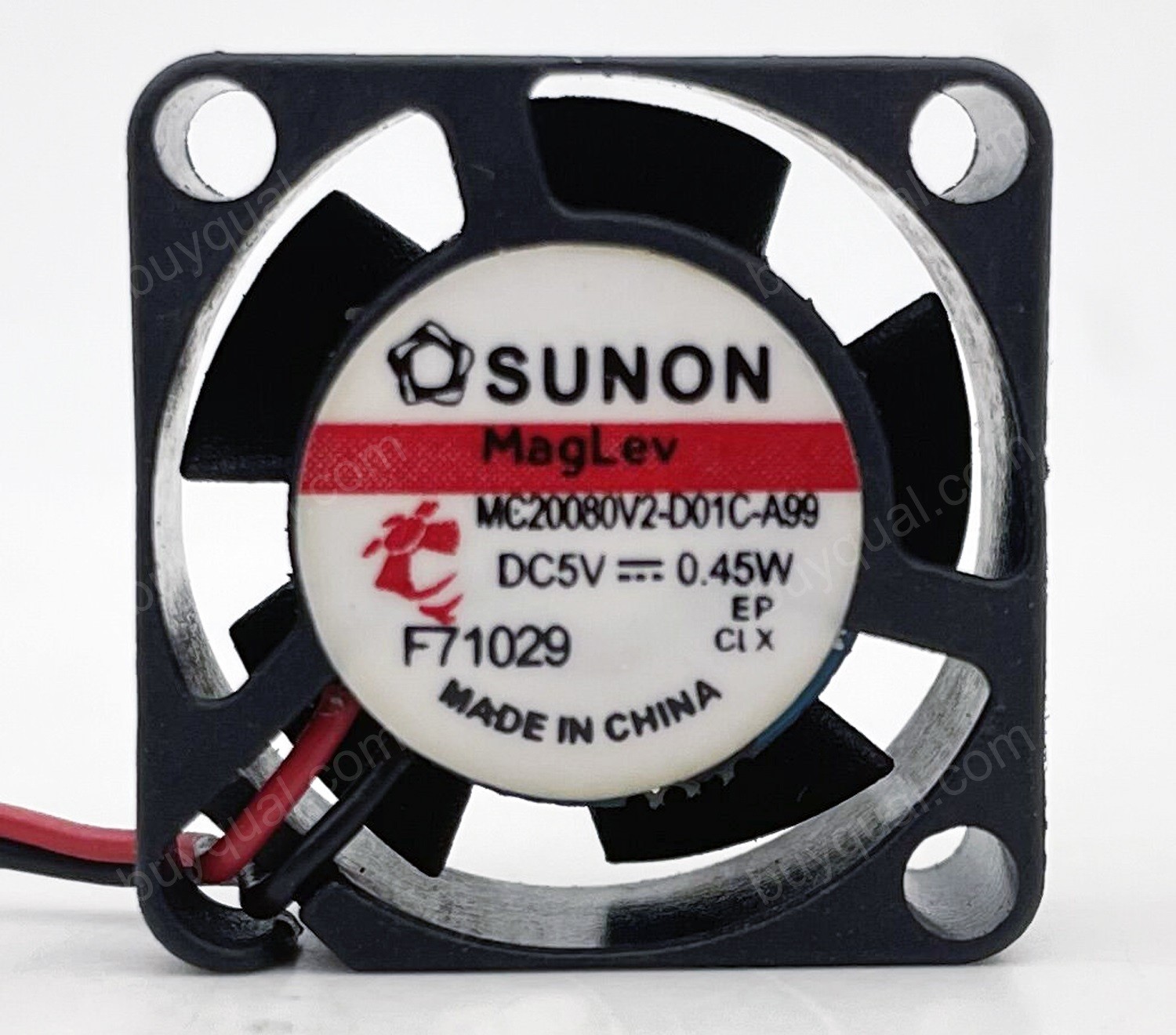 SUNON MC20080V2-D01C-A99 5V 0.45W 2wires Cooling Fan