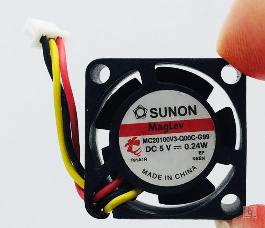 Sunon MC20100V3-Q00C-G99 5V 0.24W 3wires Cooling Fan 
