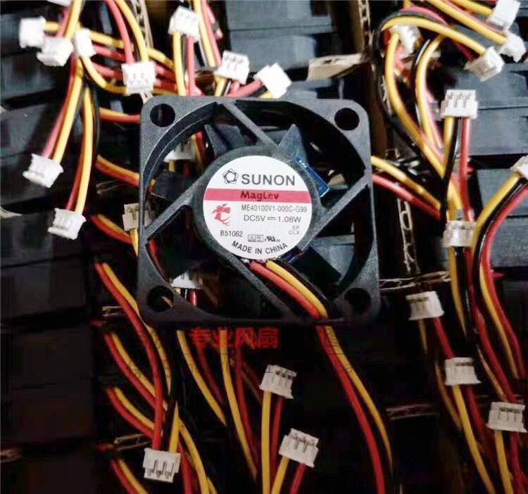 SUNON ME40100V1-000C-A99 5V 1.08W 2 wires Cooling Fan