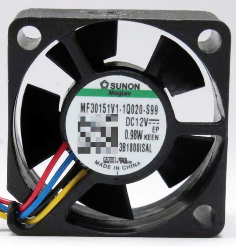 SUNON MF30151V1-1Q020-S99 12V 0.98W 4wires Cooling Fan 
