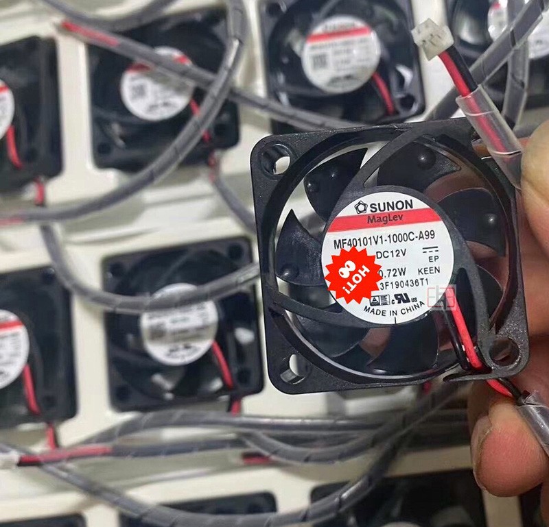 Sunon MF40101V1-1000C-A99 12V 0.72W 2wires Cooling Fan 