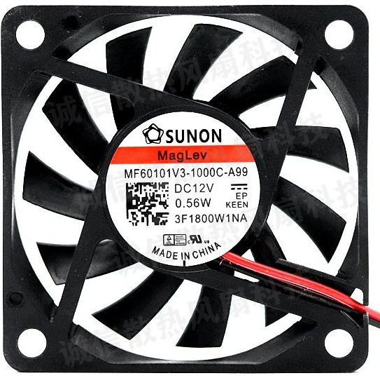 SUNON MF60101V3-1000C-A99 24V 1.08W 2wires Cooling Fan