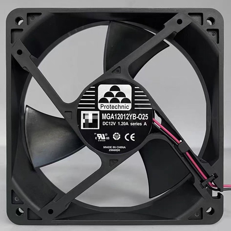 MAGIC MGA12012YB-025 MGA12012YB-O25 12V 1.2A 2wires Cooling Fan 