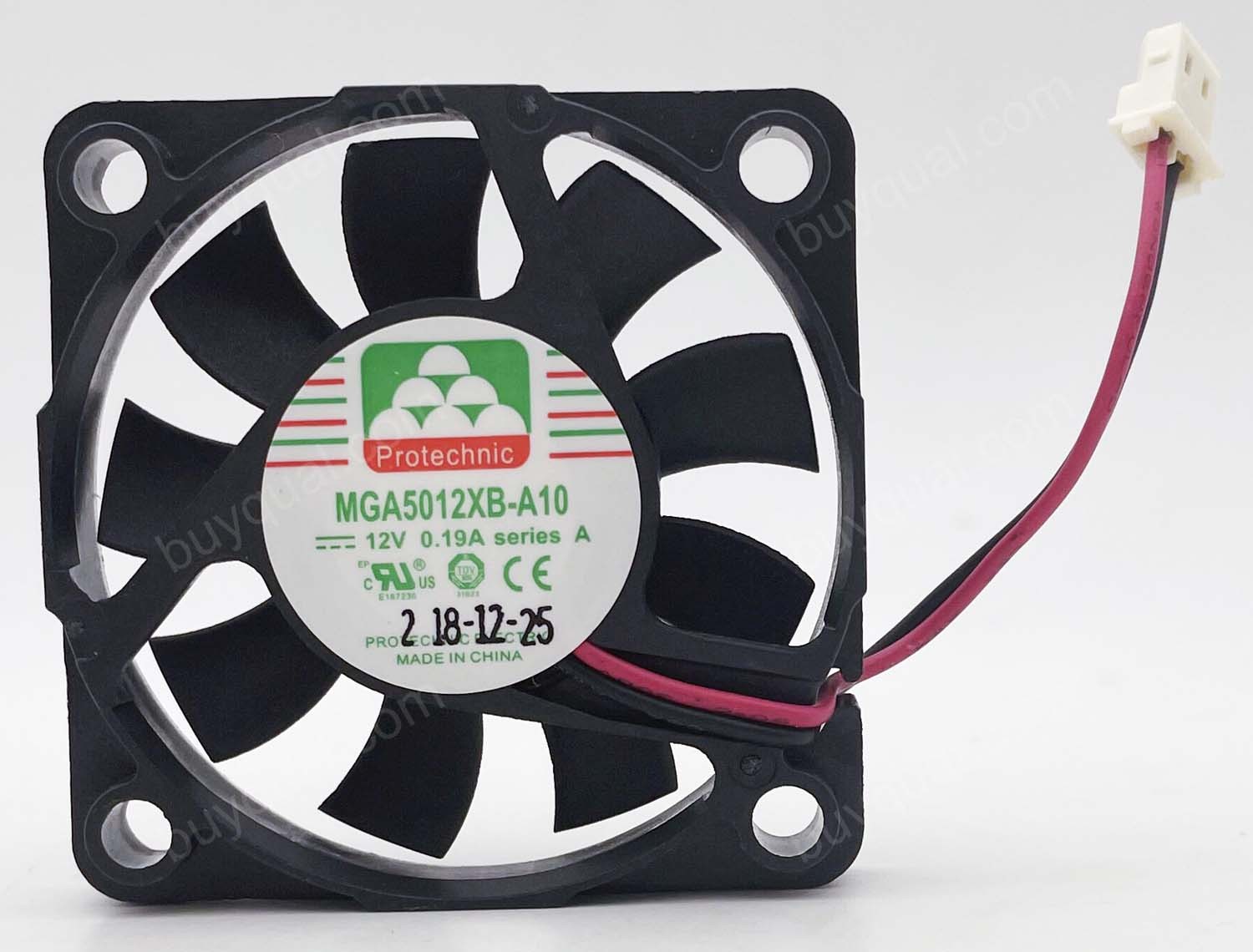 Protechnic MGA5012XB-A10 12V 0.19A 2wires Cooling Fan