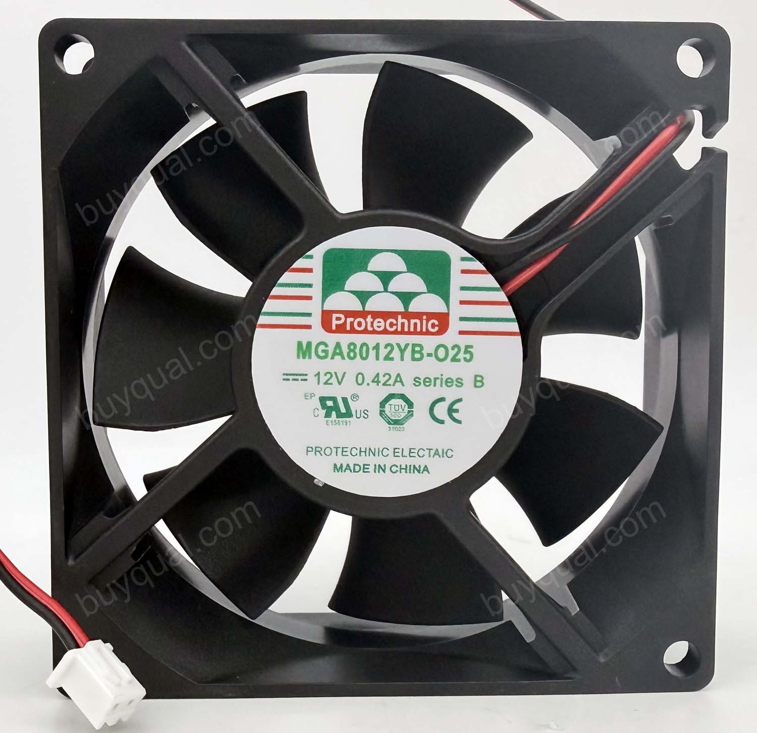 Magic MGA8012YB-O25 MGA8012YB-025 12V 0.42A 2wires Cooling Fan