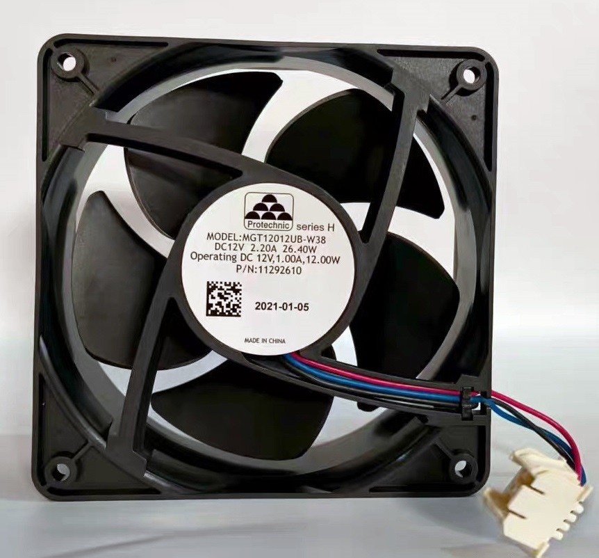 PROTECHNIC MGT12012UB-W38 12V 1A 3wires Cooling Fan