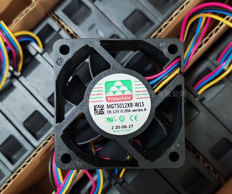 Protechnic MGT5012XB-W15 12V 0.2A 4wires Cooling Fan 