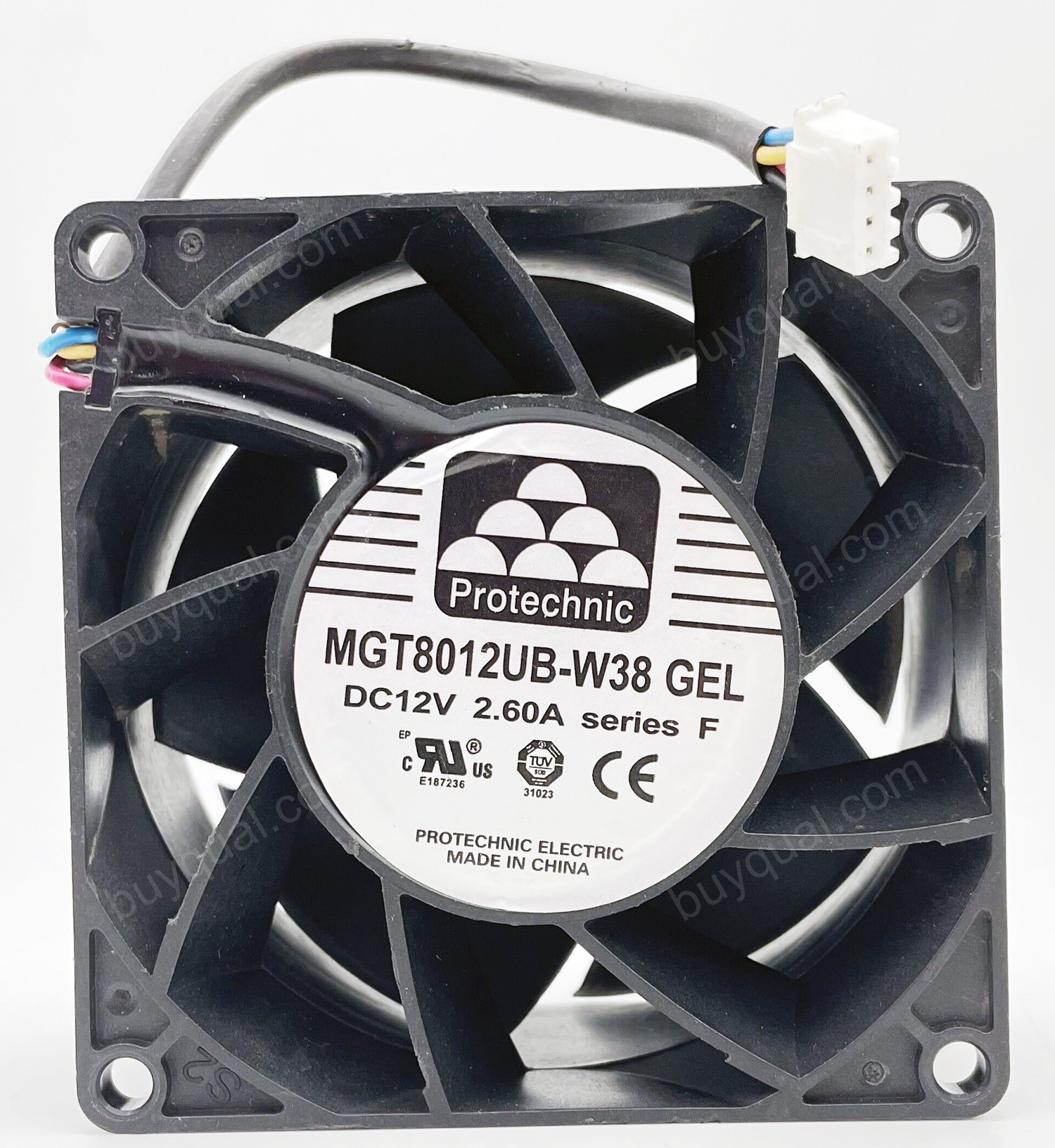 MAGIC MGT8012UB-W38 12V 2.6A  4wires Cooling Fan