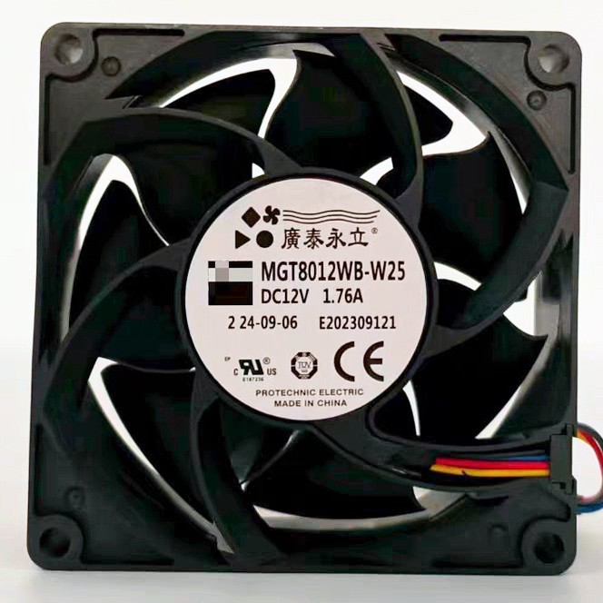 PROTECHNIC MGT8012WB-W25 12V 1.76A 4wires Cooling Fan