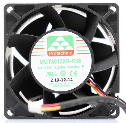 MAGIC MGT8012XB-R38 12V 1.20A 3wires Cooling Fan