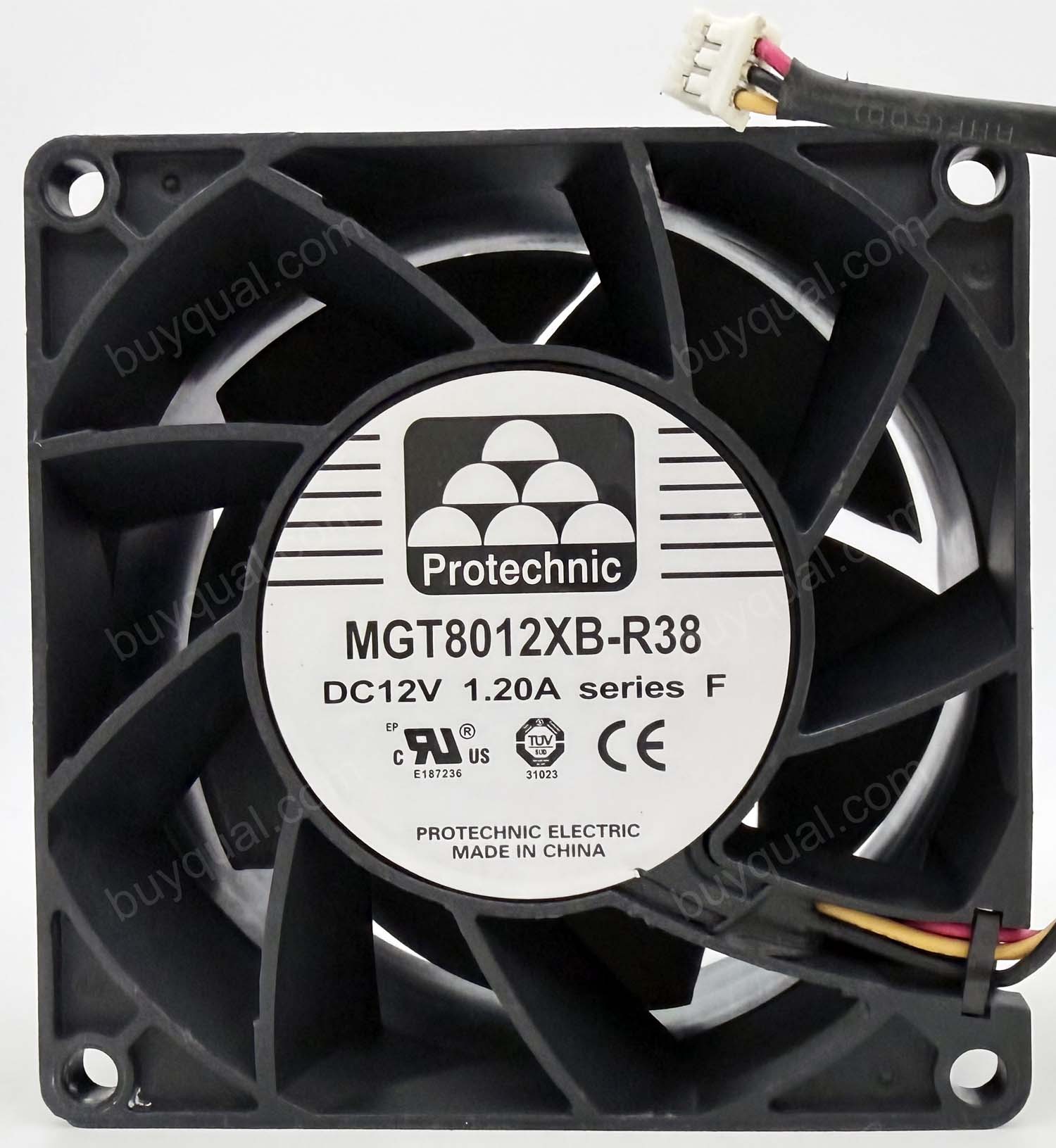 MAGIC MGT8012XB-R38 12V 1.20A 3wires Cooling Fan