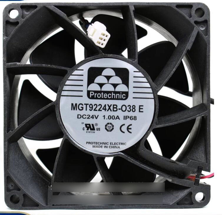 Protechnic MGT9224XB-O38 MGT9224XB-038 24V 1.00A Cooling Fan