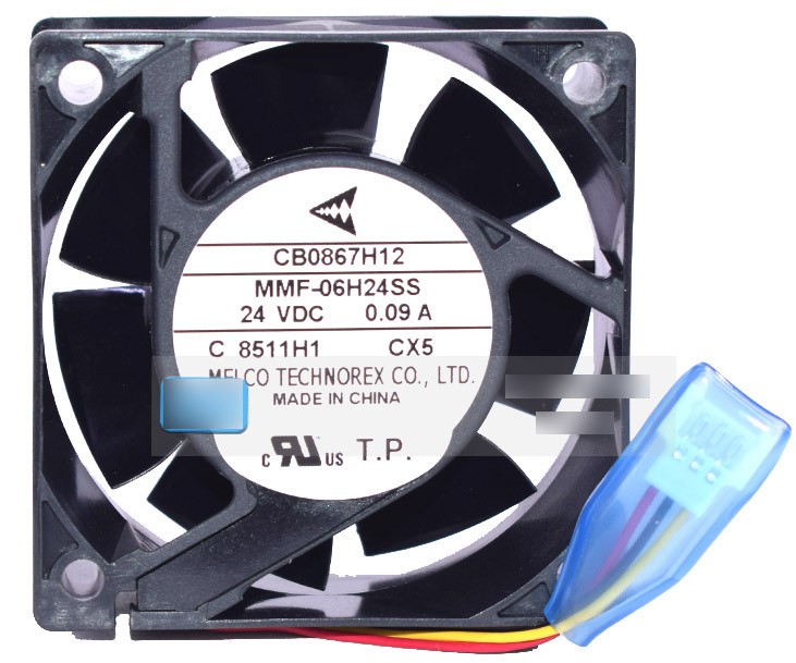 MitsubisHi MMF-06H24SS-CX5 CB0867H12 24V 0.09A 3wires Cooling Fan