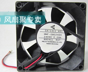 Mitsubishi MMF-08C24DH-ROT MMF-08C24DH-R0T 24V 0.09A 2wires Cooling Fan