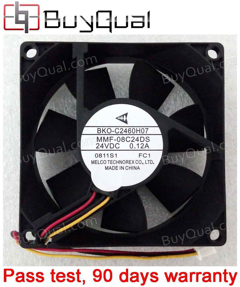 MitsubisHi MMF-08C24DS-FC1 BKO-C2460H07 24V 0.12A 3wires Cooling Fan