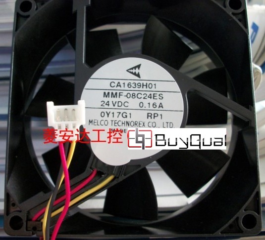MitsubisHi MMF-08C24ES-RP1 CA1639H01 24V 0.16A 3wires Cooling Fan