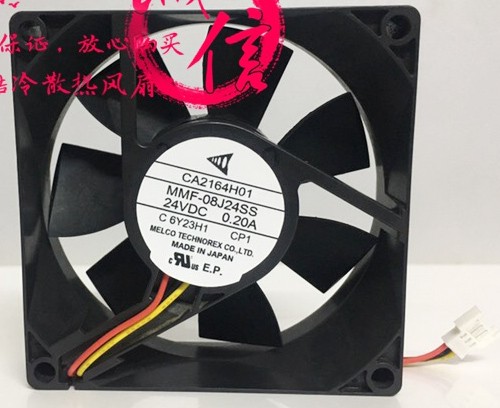 MitsubisHi MMF-08J24SS-CP1 24V 0.20A 3wires Cooling Fan 