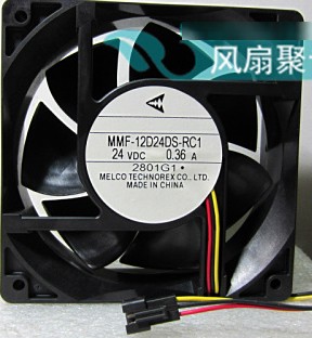 MitsubisHi MMF-12D24DS-RC1 24V 0.36A 3wires Cooling Fan