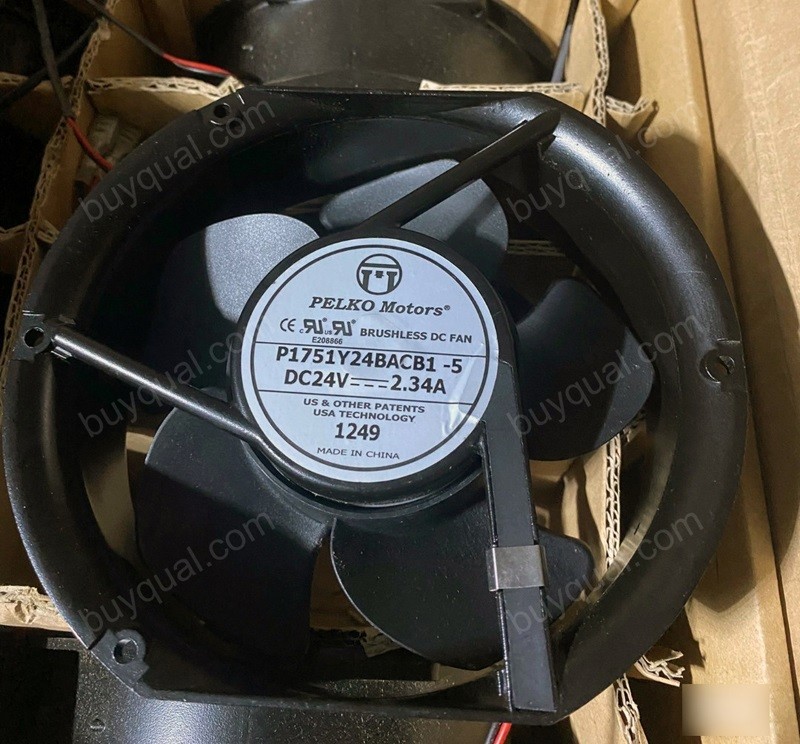 PELKO Motors P1751Y24BACB1-5 24V 2.34A 2 wires Cooling Fan