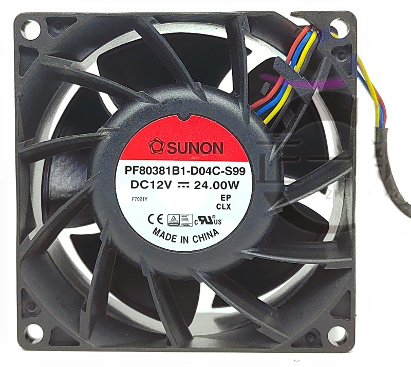 SUNON PF80381B1-000C-S99 12V 24.00W 4wires Cooling Fan 