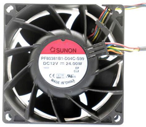SUNON PF80381B1-D04C-S99 12V 24.00W 4wires Cooling Fan