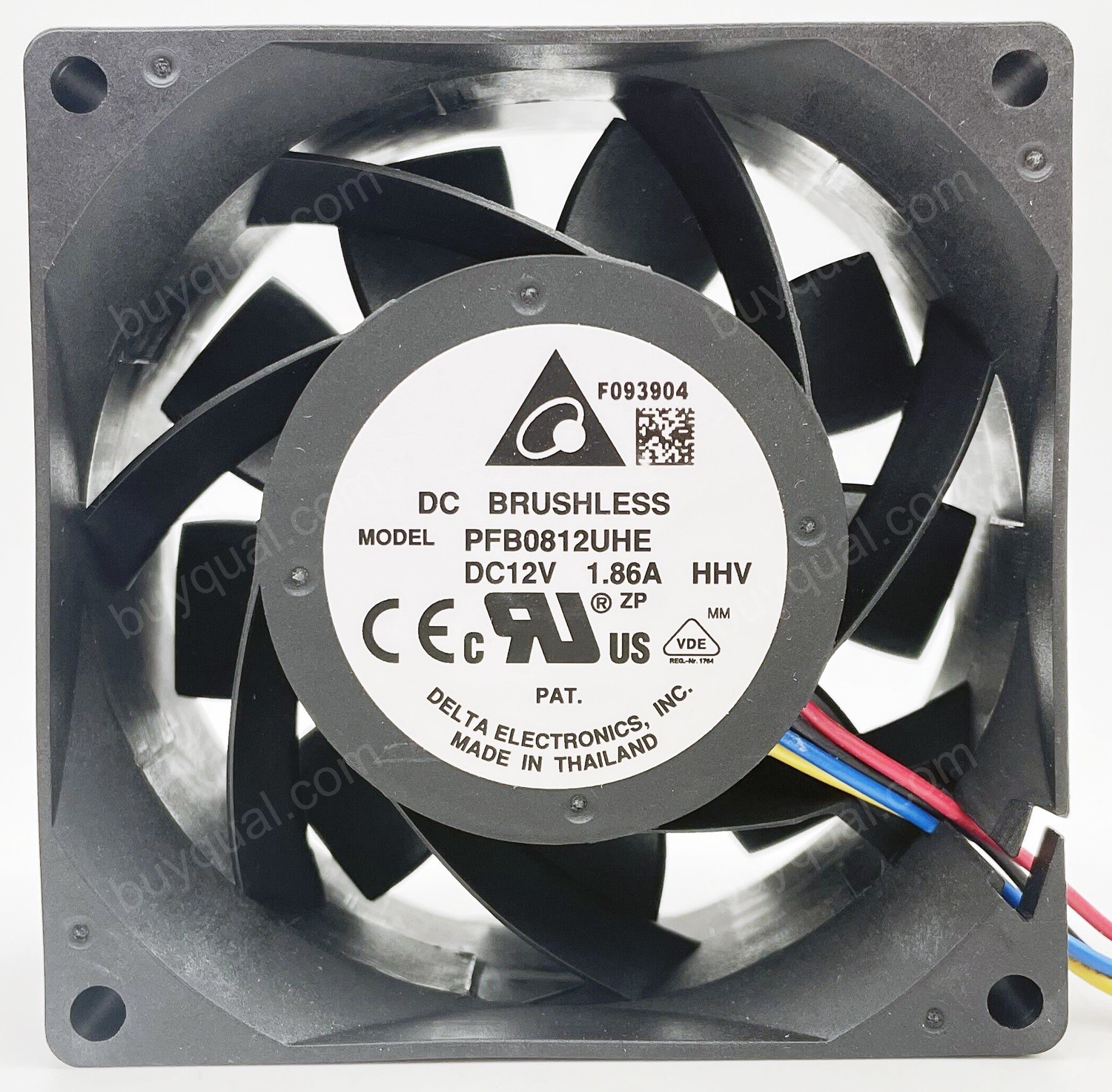 DELTA PFB0812UHE 12V 1.86A 3wires 4wires Cooling Fan - Picture need 
