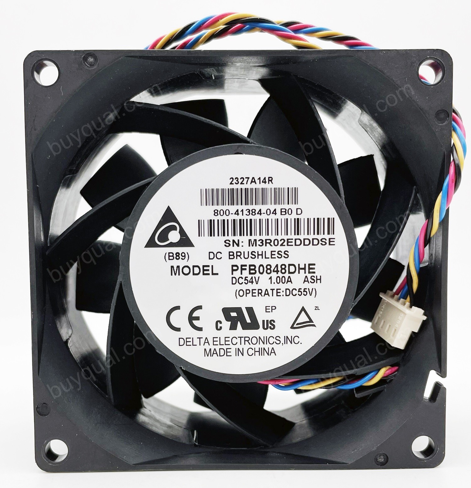 Delta PFB0848DHE 54V 1A 4wires Cooling Fan - New