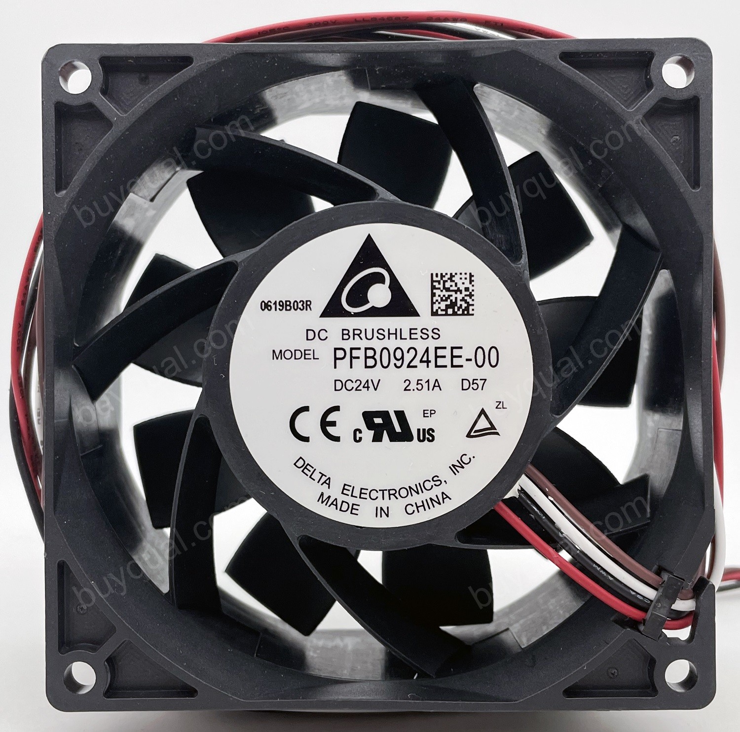 DELTA PFB0924EE-00 24V 2.51A 4wires Cooling Fan