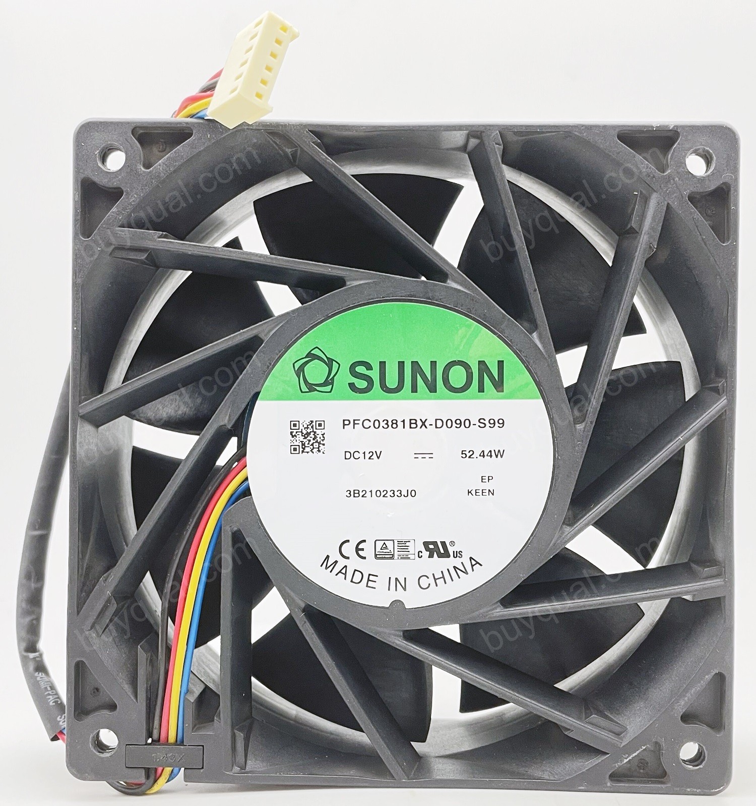 SUNON PFC0381BX-D090-S99 12V 52.44W 4wires Cooling Fan 