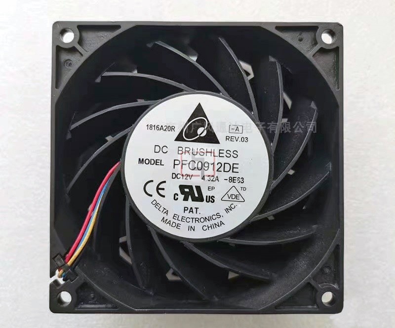 DELTA PFC0912DE 12V 4.32A 4 Wires Cooling Fan - Picture need