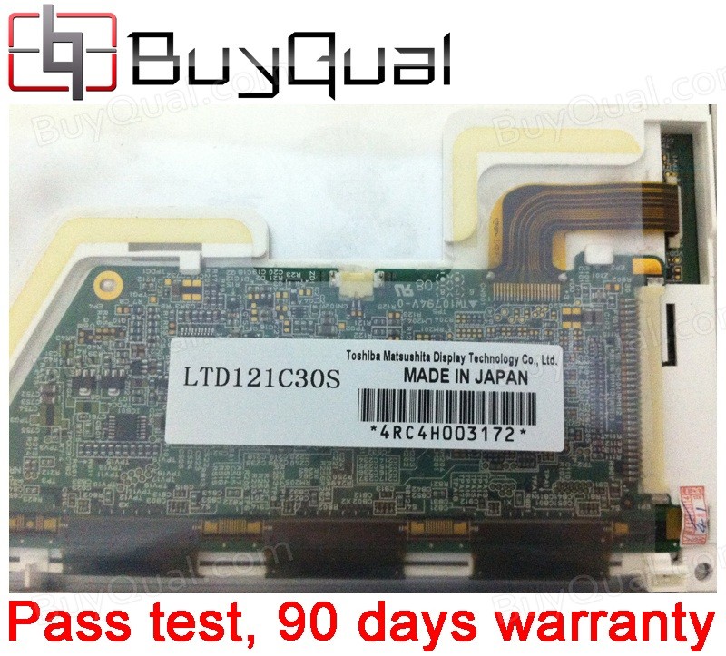 Toshiba LTD121C30S 12.1" 800x600 a-Si TFT-LCD Panel - Used