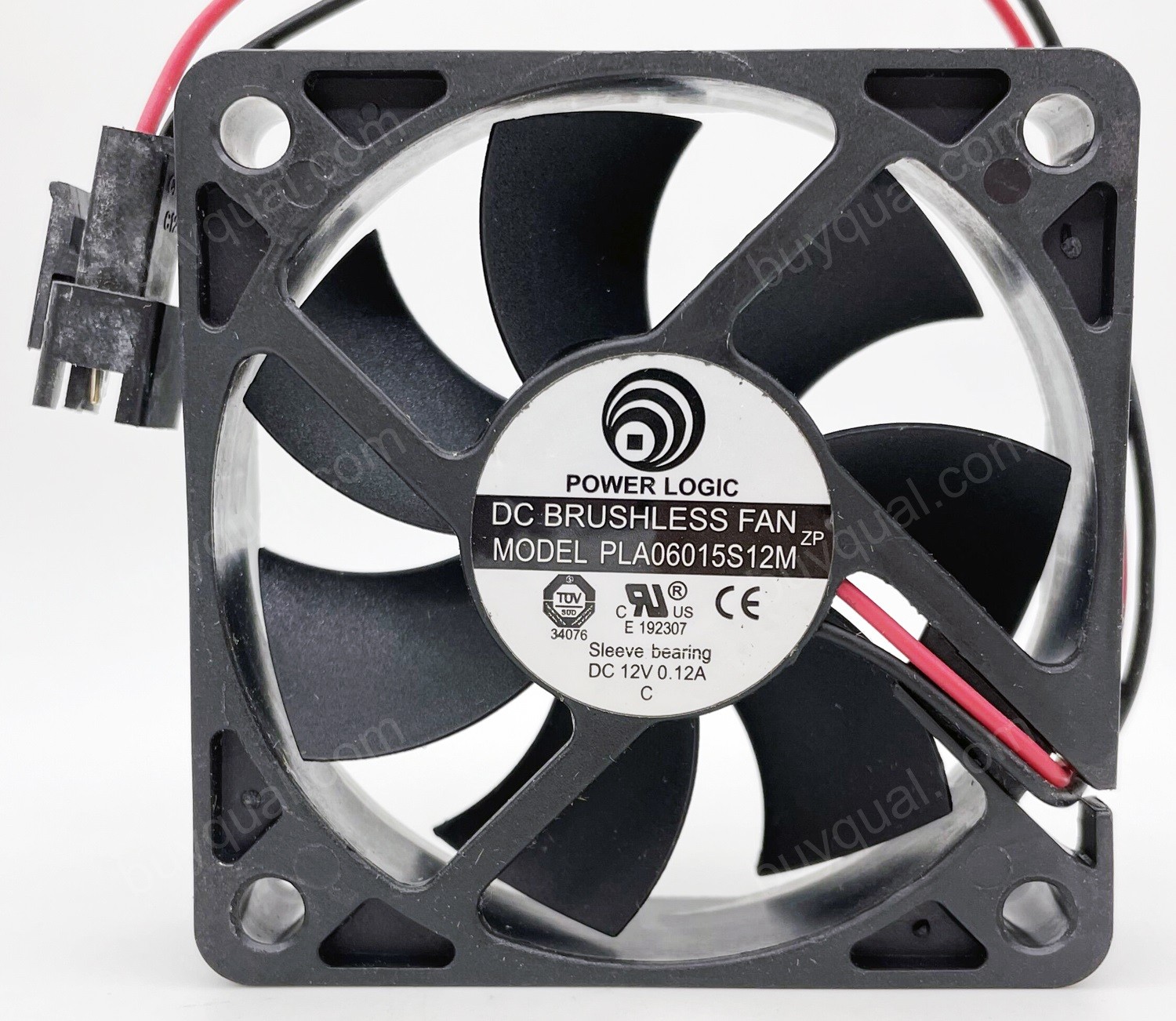 Power logic PLA06015S12M 12V 0.12A 2wires Cooling Fan
