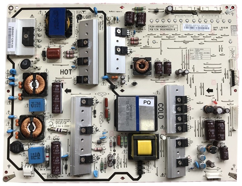Vizio PLDH-A001A 0500-0712-0120 3PCGC10022A-R Power Supply / LED Driver Board for M470SV
