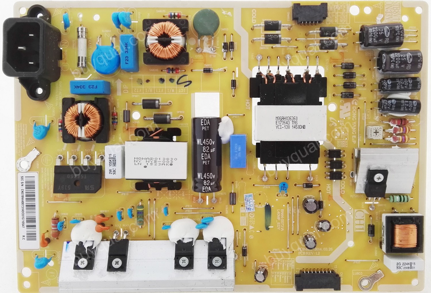 Samsung BN44-00731A L40MF_EDY BN4400731A Power Supply / LED Board for HG40NC693DFXZA