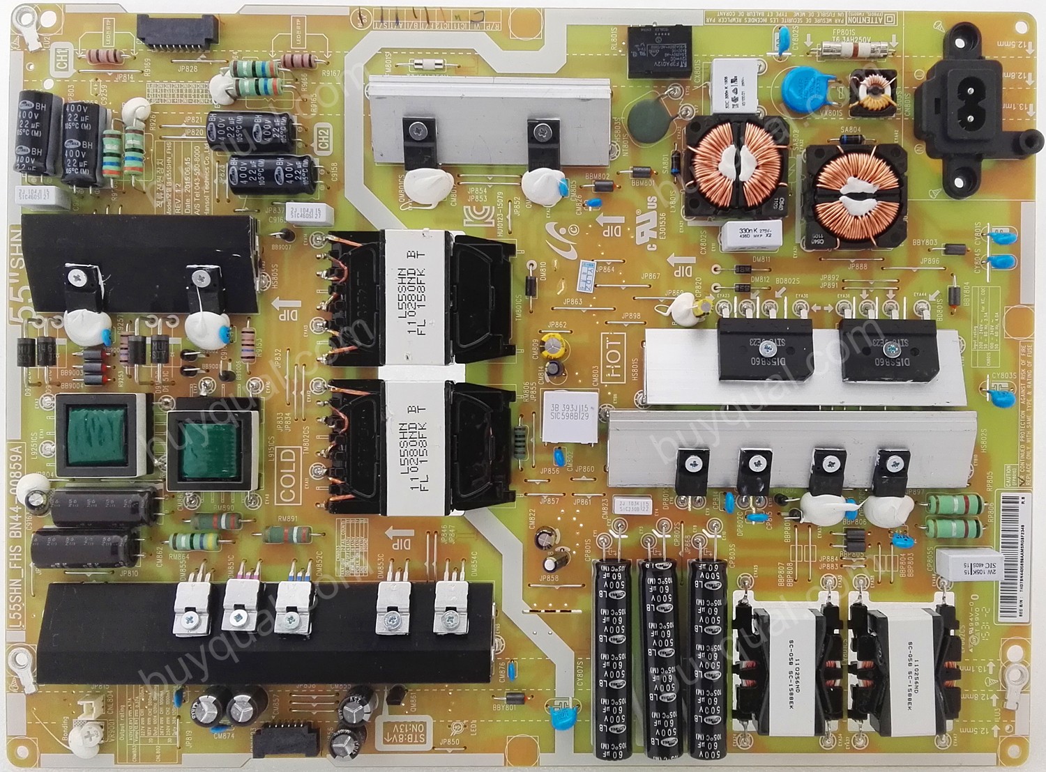 Samsung BN44-00859A L55SHN_FHS BN4400859A Power Supply / LED Board for UA50JS7200JXXZ UA50JS7200JXZK UA50JS7200KLXL