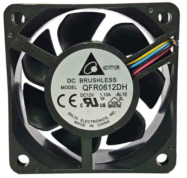 DELTA QFR0612DH 12V 1.1A 4wires Cooling Fan
