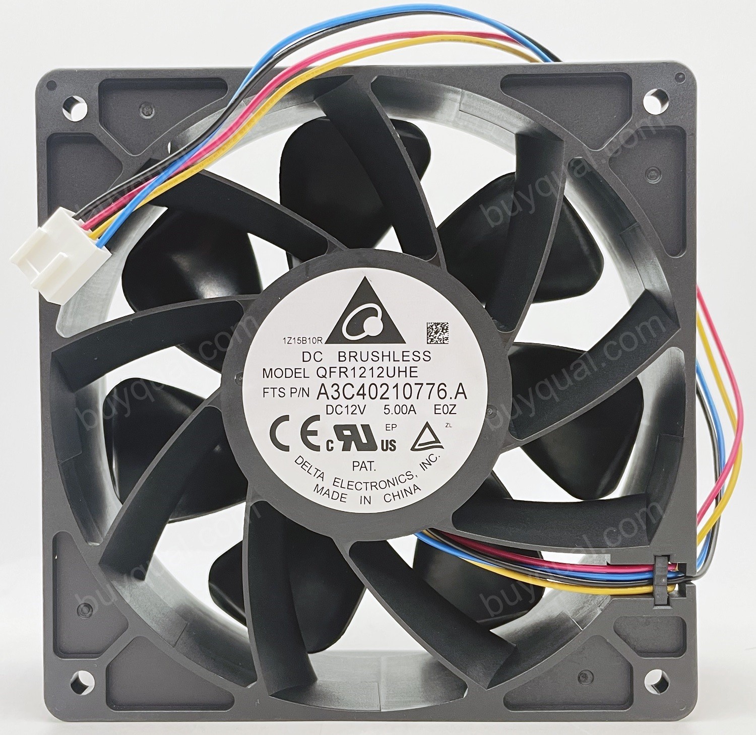 Delta QFR1212UHE 12V 5.00A 4wires Cooling Fan - Original New