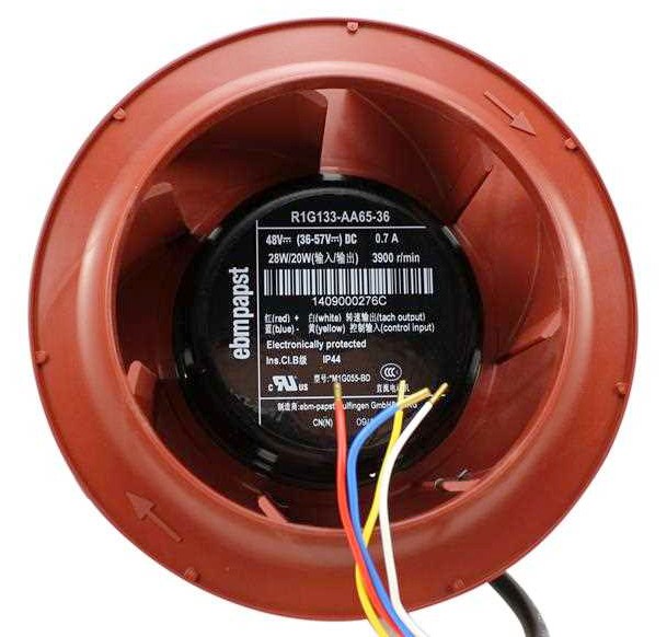 Ebmpapst R1G133-AA65-36 48V 0.7A 28/20W 4wires Cooling Fan